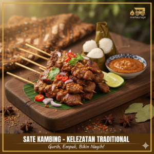 Sate Kambing 1 Porsi