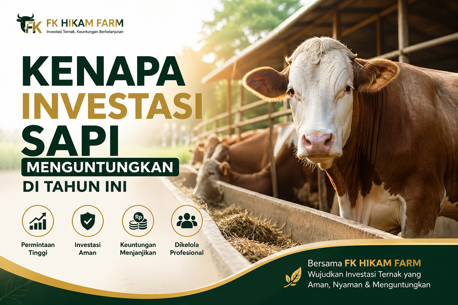 Investasi Ternak Sapi: Kenapa Menguntungkan di Tahun Ini